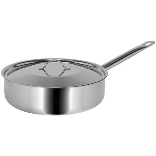 Sitram Sauteuse Professionnelle - 710321 - 3l Inox Avec Couvercle - Tous Feux Dont Induction