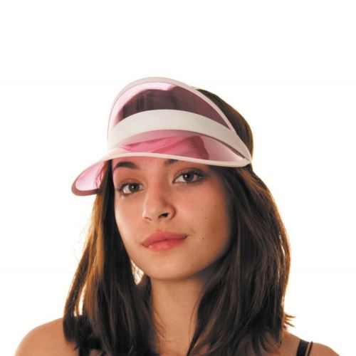 GENERIQUE Visi&egrave;re Joueur De Poker Rose Adlte Taille Unique