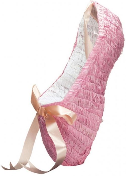 Amscan ballerine piñata rose 52x21 cm