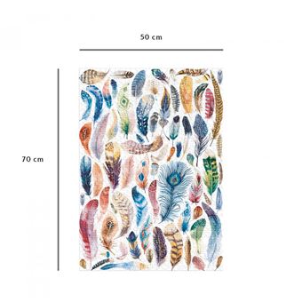 Puzzle 1000 pièces Nathan Aquarelles de plumes