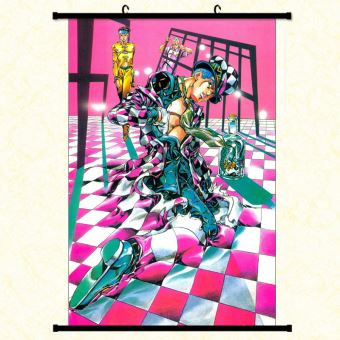 Sticker porte Jojo Manga All characters - Poster décoration à petits prix