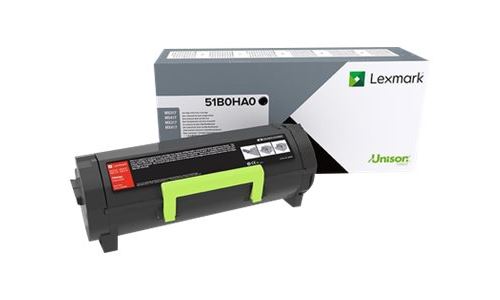 Lexmark 51B0HA0 Toner laser Noir cartouche toner et laser - Cartouches toner et laser (Toner laser, Noir, 1 pièce(s))