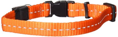 Meilleurs prix pour Kruuse Rogz Nitelife Nylon Collar - Orange Reflective 11mm X 20-32cm