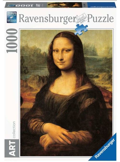 Puzzle 1000 pièces Art collection Ravensburger La Joconde Léonard de Vinci