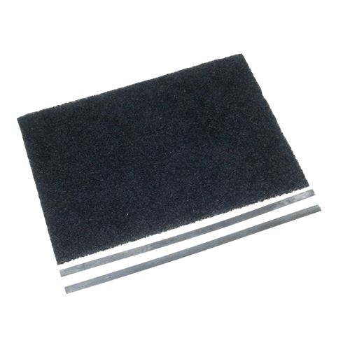 Filtre Charbon (30,5X22,5Cm + 2 Tringles De Fixation (à L'Unité) Hotte 74X5226 Brandt, Sauter - 61624