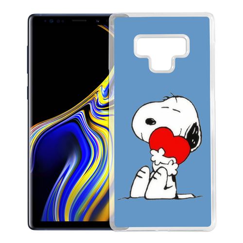 Coque pour Samsung Galaxy Note 9 -  Snoopy Coeur