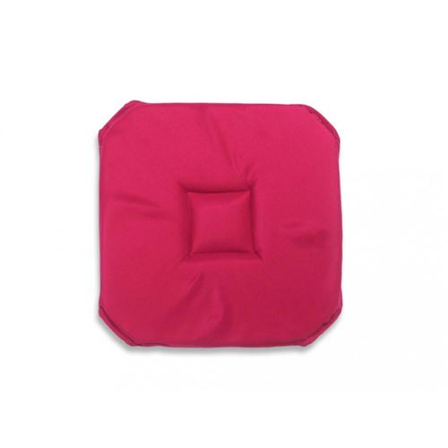 Galette de chaise Gobelin Alix - L 40 x l 40 x H 3 cm - Rose clair