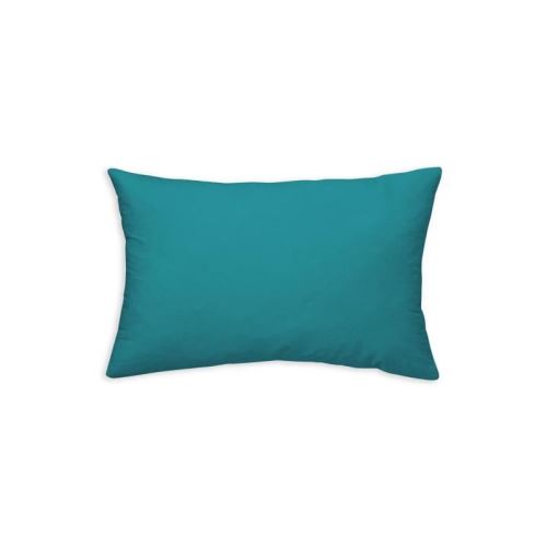 today coussin déhoussable 100% coton - 30 x 50 cm - bleu mer du sud