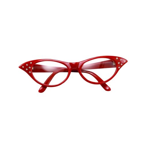 Lunettes Déguisement Années 50 Bristol Novelty - Style Rétro Pour Femme - Accessoire Fête, Halloween