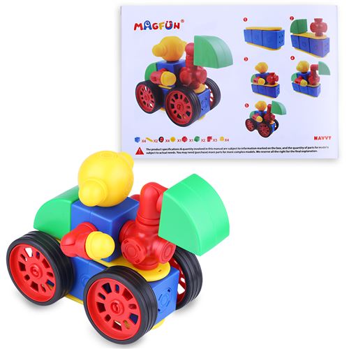 Jouet d'Eveil Créatif Magnétique Magfun 50 pièces