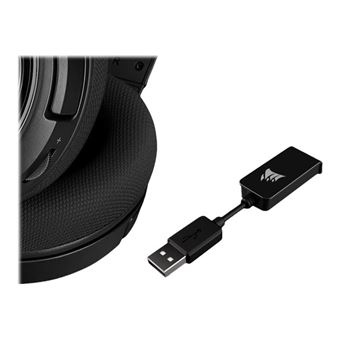 CORSAIR Gaming HS45 SURROUND - Koptelefoon - over oor - met bekabeling - USB, 3,5 mm-stekker - koolstof
