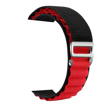 Bracelet Loop Alpine pour Samsung Gear S3 Classic Noir et Rouge