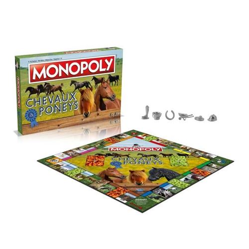 Monopoly Chevaux et Poneys - Jeu de plateau