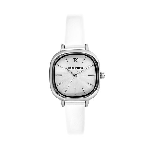 Montre Femme Trendy Kiss Apolline TC10151-01 - Bracelet Cuir Blanc