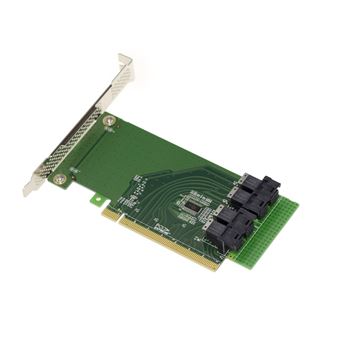 KALEA-INFORMATIQUE - Carte Controleur PCI Express (PCIE) Série RS232 4 Ports sur Pieuvre- Chipset ASIX MOSCHIP 99100 - Windows 95, 98SE, Me, NT, 2000, XP, Vista, Seven, 8, 8.1, 10, Linux, Dos