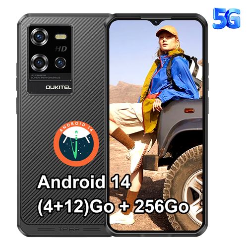 5G Smartphone OUKITEL WP50 6.6 256Go dual sim-Noir