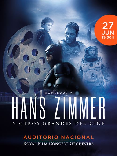 LA MÚSICA DE HANS ZIMMER Y OTROS GRANDES DEL CINE. 27/06. AUDITORIO NACIONAL DE MADRID. 20DTO LA MÚSICA DE HANS ZIMMER Y OTROS GRANDES DEL CINE. 27/06. AUDITORIO NACIONAL DE MADRID. 20DTO