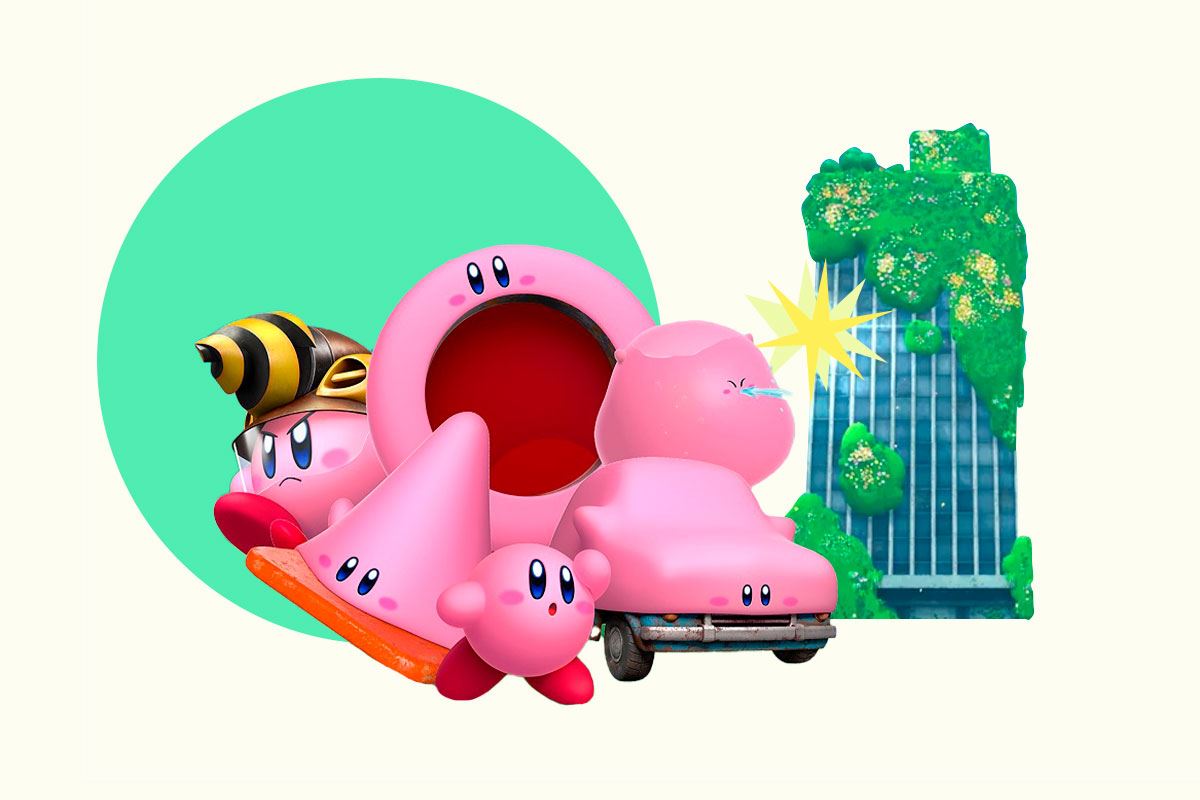Juego para Consola Nintendo Switch Kirby y la Tierra Olvidada desde