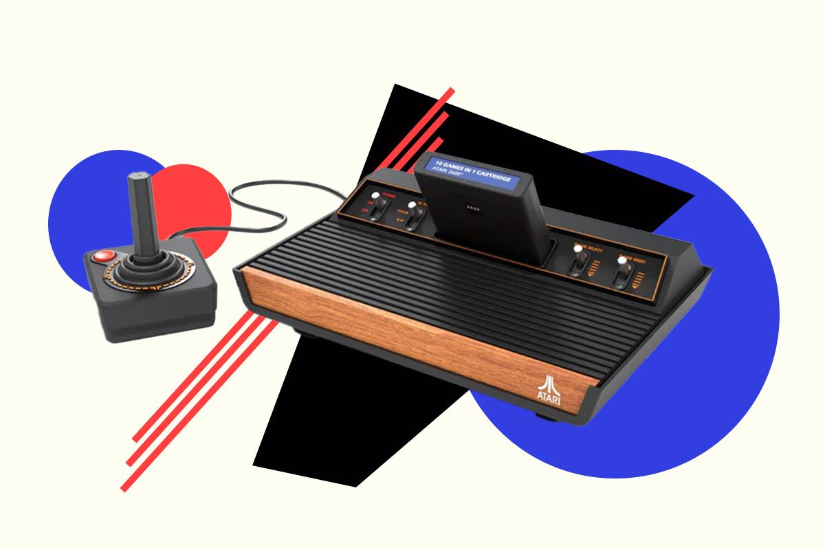 Manette Officielle Atari 2600 Vintage Retrogaming Console Jeux