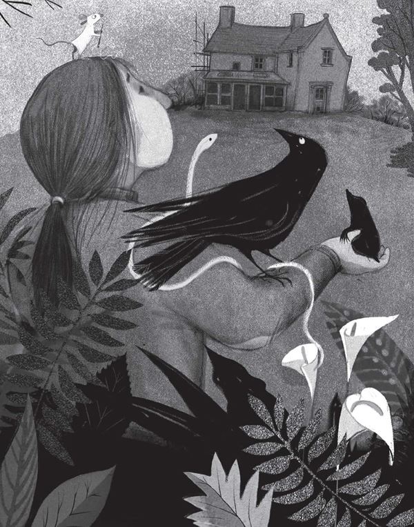 Ilustraci&oacute;n-interior-libro-Lily-y-las-criaturas-de-la-noche