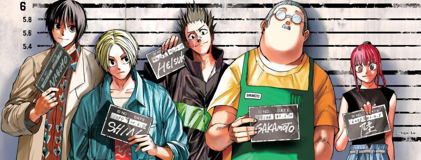 personajes manga sakamoto days