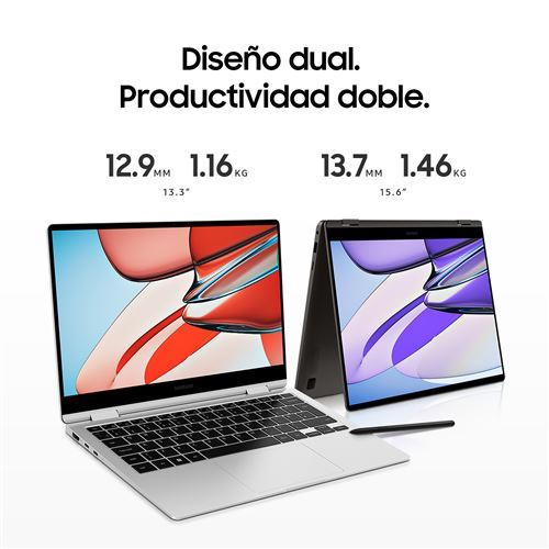 ordenador convertible 2 en 1 Samsung Galaxy Book3 360