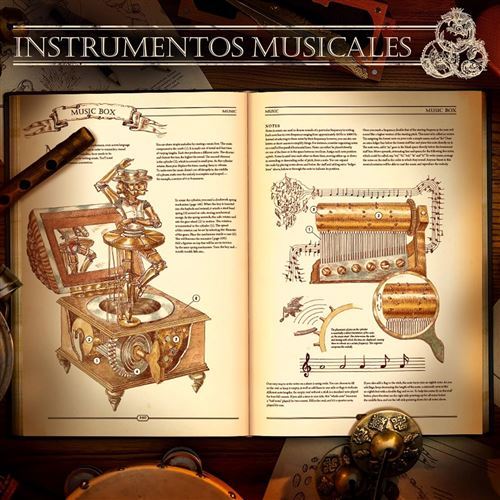 Pagina instrumentos musicales de The Book de Hungry Minds