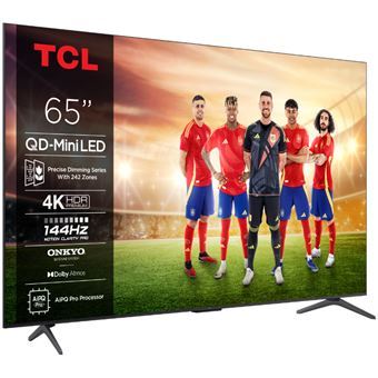 TV 65 QLED-Mini LED TCL 65C6K 4K UHD Smart TV