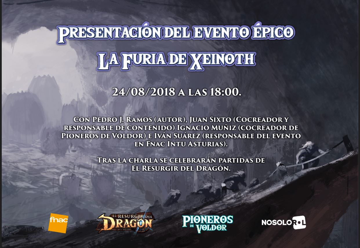 PRESENTACION DE "LA FURIA DE XEINOTH"
