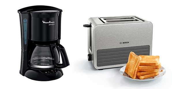 electrodometicos para desayuno - moulinex y bosch