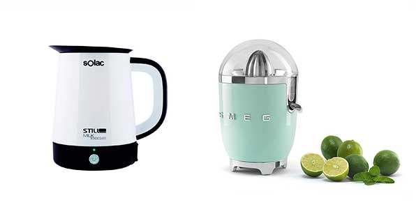 electrodometicos para desayuno - solac y smeg