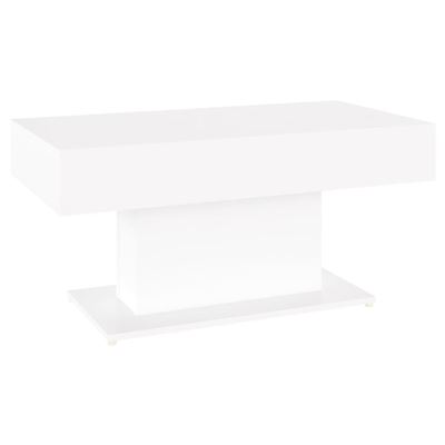 Vidaxl Blanco Mesa De Centro Aglomerado 96X50x45cm