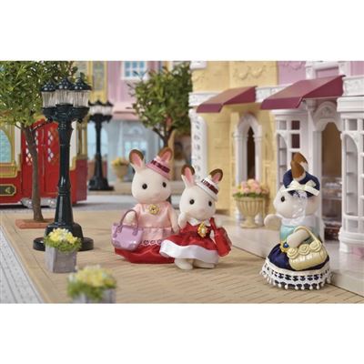 Town Series Niña conejo chocolate sylvanian families 6002 set de stella muñeca otc 28906002 la