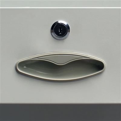 vidaXL Armario de Oficina 4 Puertas Acero 90x40x180 cm Gris Casillero Taquilla