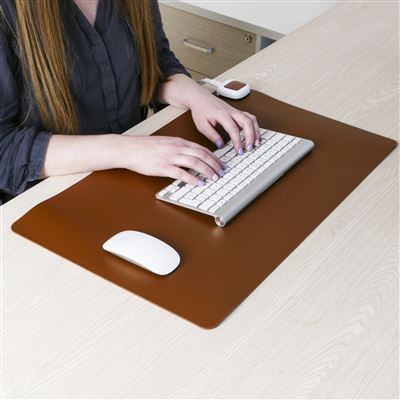 Alfombra y superficie térmico con calefacción para escritorio suelo y pies  PrimeMatik, 60 x 36 cm 65W marrón - Alfombrilla de ratón - Los mejores  precios