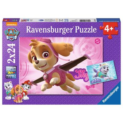 Puzzle Plasti Patrulla canina edad minima 3 años 24 piezas 2 x paw patrol