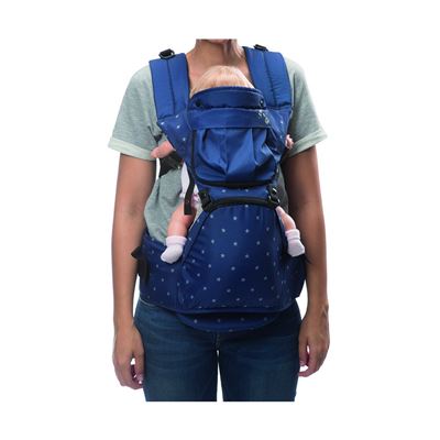 Mochila Portabebés Play Mochi, Blue Stars