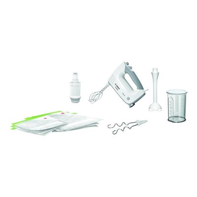 Bosch Blanco Batidora De Mano Multifunción Con Accesorios Ergomixx Beater 2300 450 W