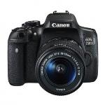 Cámara de fotos Réflex Canon EOS 750D Digital SLR 18-55mm f/3.5-5.6 IS STM Lens Kit Black