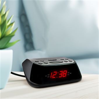 Radio Reloj Despertador Digital Metronic 477003 Doble Alarma