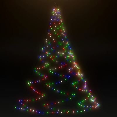 Árbol de pared con gancho metálico vidaXL 720 LED colorido 5 m