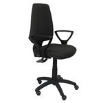 Silla de oficina ergonómica Piqueras y Crespo Modelo 14S Brazos incluidos tejido Bali Black