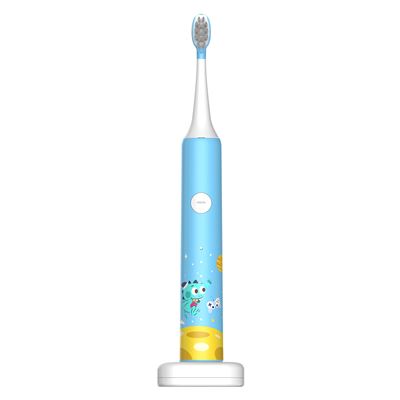Cepillo De Dientes Eléctrico Infantil Con Batería Recargable Y Cabezal Dam Azul