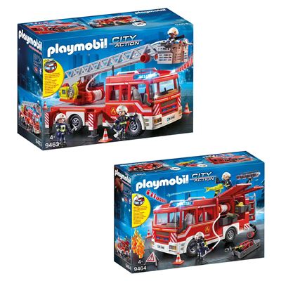Playmobil 9463+9464 Set 7 De Bomberos: 9463 + 9464