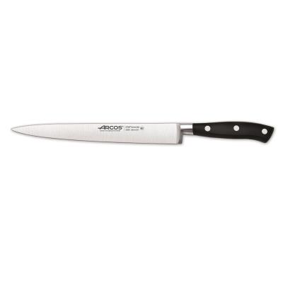 Cuchillo Fileteador Arcos Riviera 233000 De Acero Nitrum, Con Mango De Polioximetileno Y 20 Cm De Hoja En Estuche