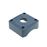 Caja de control de dispositivos eléctricos BeMatik para 1 pulsador o interruptor de 22 mm gris_1