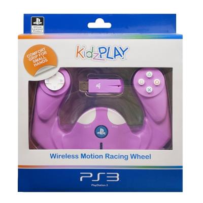 Mando Infantil Kidzplay Racing Motion Oficial L.sony Rosa - Ps3