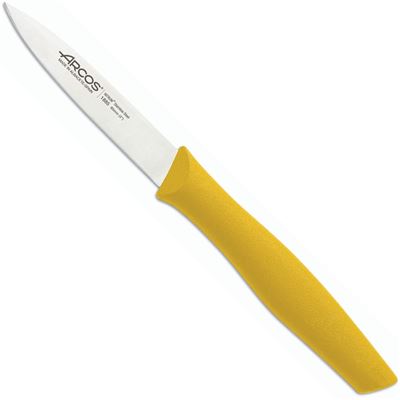 Cuchillo Mondador Arcos Nova Amarillo Hoja 85 Mm