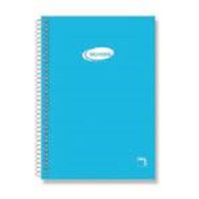 Paq/10 Cuadernoo 16º T.Carton 80h 60gr 4x4 Azul