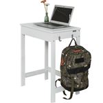 Sobuy Fwt43w Escritorio con un y 3 percheros mesa de ordenador 60x40x77 cm white 2 76